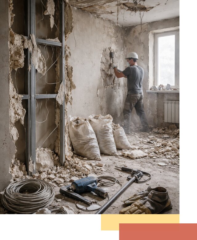 Профессиональный демонтаж зданий и конструкций в Белогорске