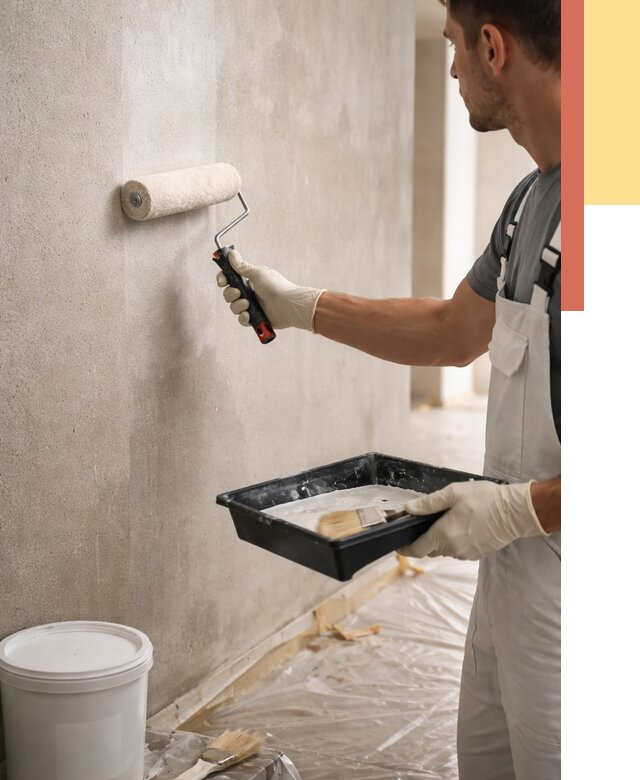 Грунтовка стен в Белогорске от 2244 руб. м2 — быстро, недорого, с материалом | ОТДЕЛОЧНИК-Бгк