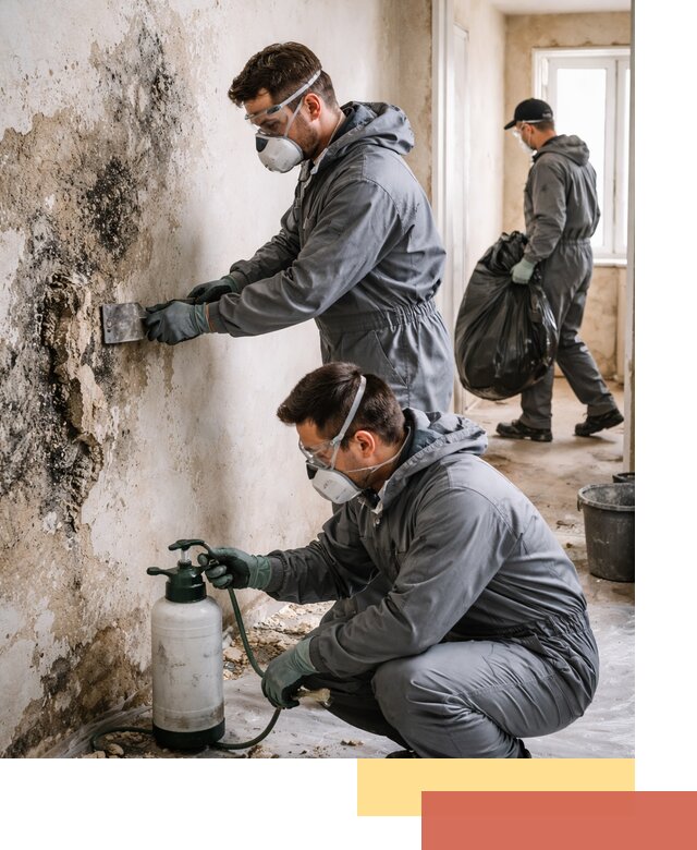 Удаление плесени со стен профессионально в Белогорске