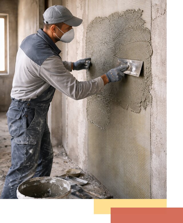 Штукатурка стен по сетке в Белогорске под ключ качественно и быстро