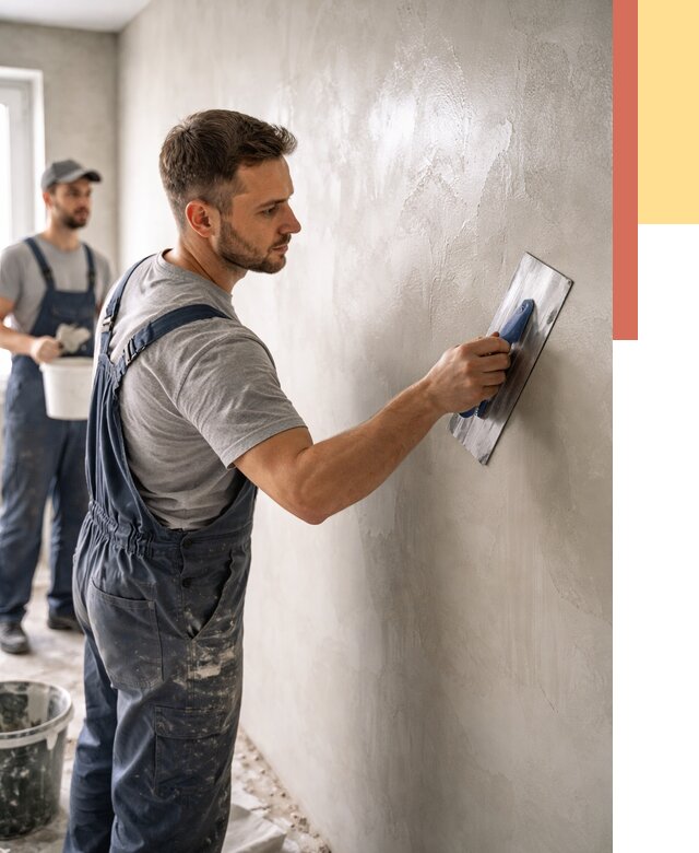 Глянцевание штукатурки стен в Белогорске от 7652 руб. — услуги и затирка | ОТДЕЛОЧНИК-Бгк