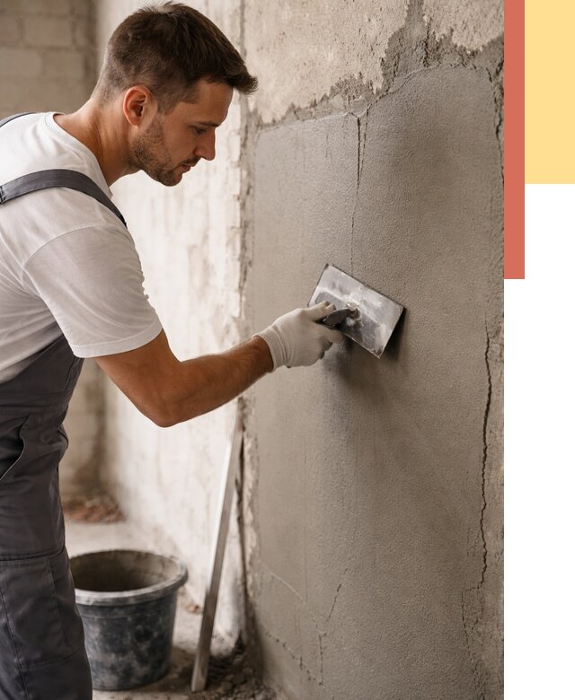 Штукатурка стен под плитку в Белогорске от 4285 руб./м2 — выравнивание под плитку | ОТДЕЛОЧНИК-Бгк