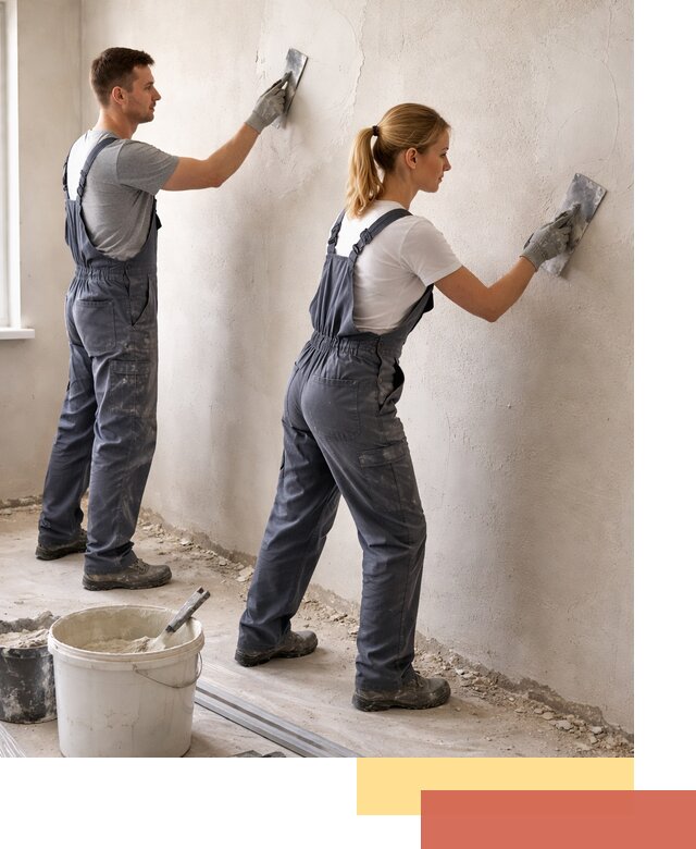 Штукатурка стен под обои в Белогорске профессионально и быстро