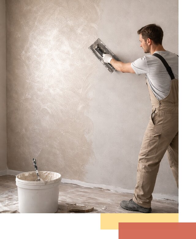 Декоративная штукатурка «Мокрый шелк» под ключ в Белогорске