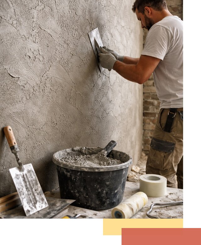 Декоративная штукатурка лофт в Белогорске — отделка стен и потолков