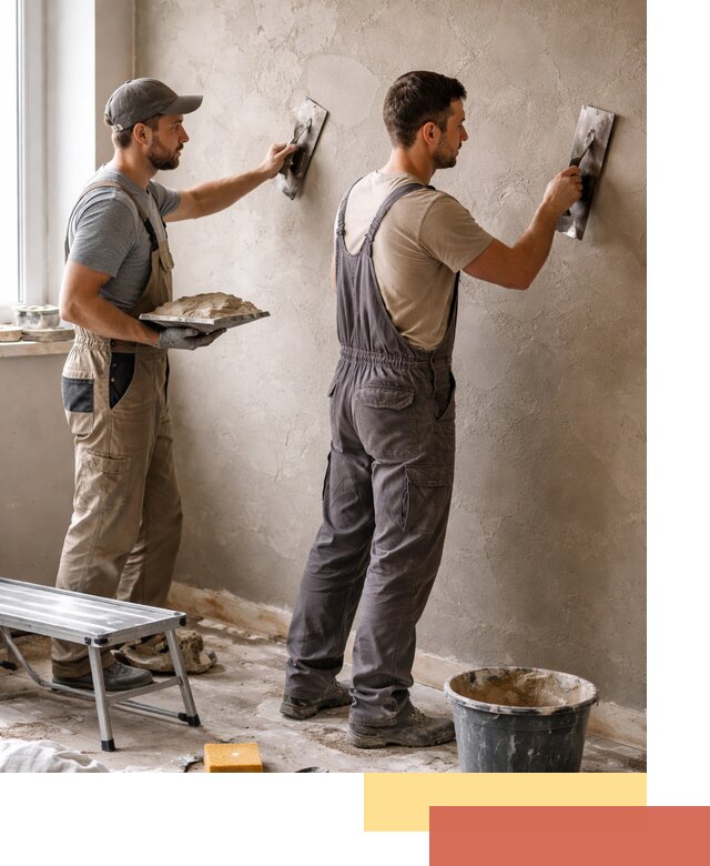 Ремонт декоративной штукатурки и восстановление фактуры в Белогорске