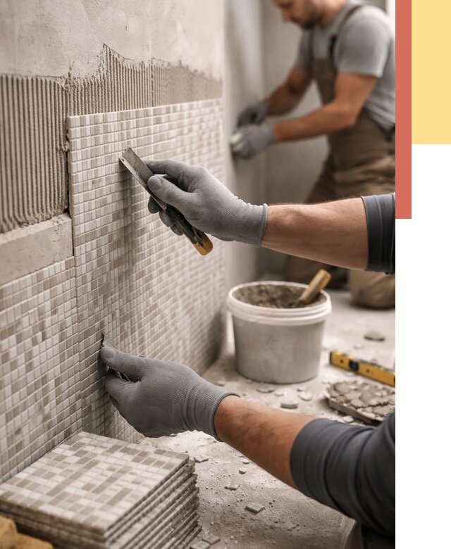 Облицовка стен мозаикой в Белогорске от 3265 руб/м2 — укладка мозаики на стены | ОТДЕЛОЧНИК-Бгк