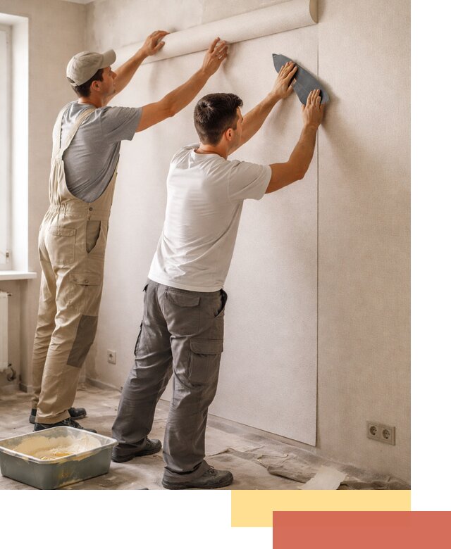 Поклейка виниловых обоев в Белогорске профессионально и качественно