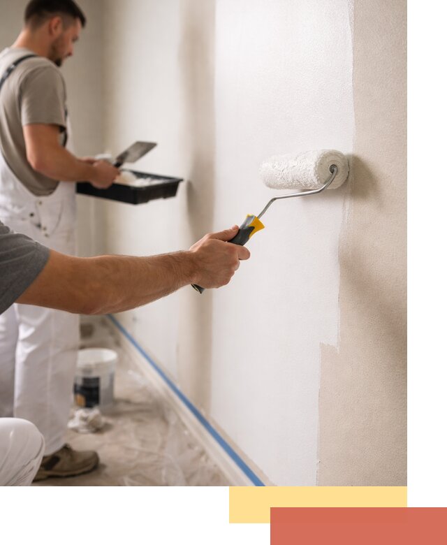 Покраска стен акриловой краской профессионально в Белогорске