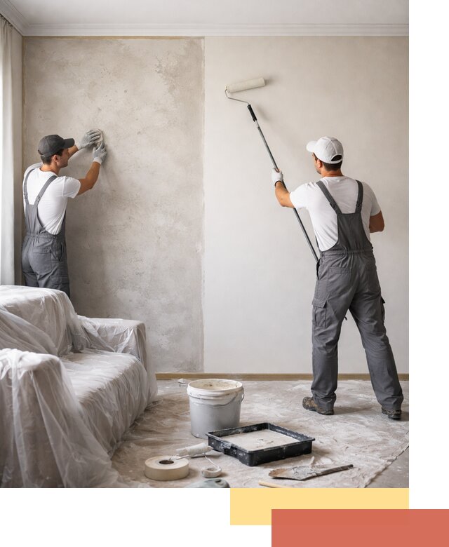 Покраска стен антивандальной краской в Белогорске