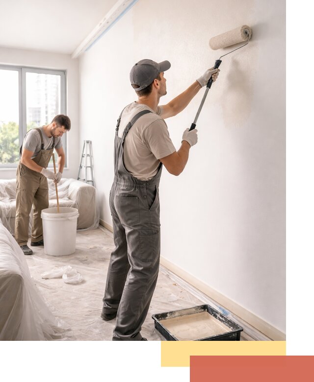 Покраска стен в офисе в Белогорске — быстрый и качественный ремонт