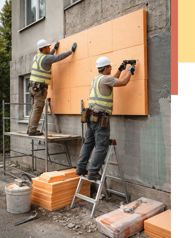 Утепление стен пеноплексом в Белогорске от 1887 руб./м2 — быстро и недорого | ОТДЕЛОЧНИК-Бгк