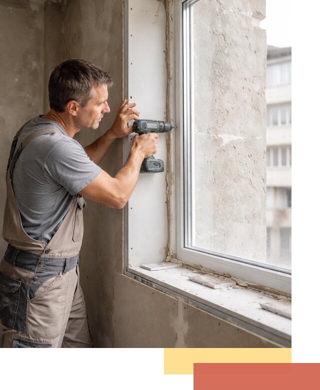 Монтаж гипсокартонных откосов в Белогорске под ключ