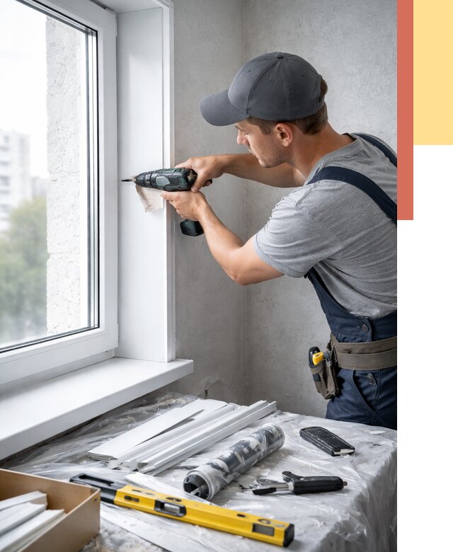 Установка пластиковых откосов в Белогорске от 2295 руб. | ОТДЕЛОЧНИК-Бгк монтаж, быстро и недорого