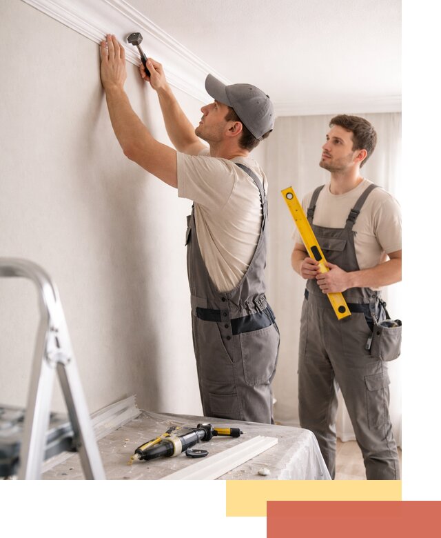 Монтаж потолочного плинтуса в Белогорске качественно и быстро